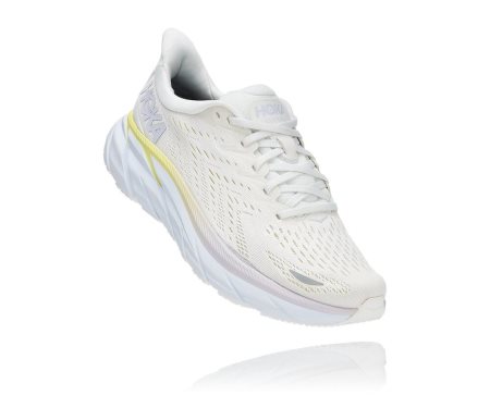 Hoka One One Clifton 8 Ženske Road Tekaški Čevlji Bela SI-824701J